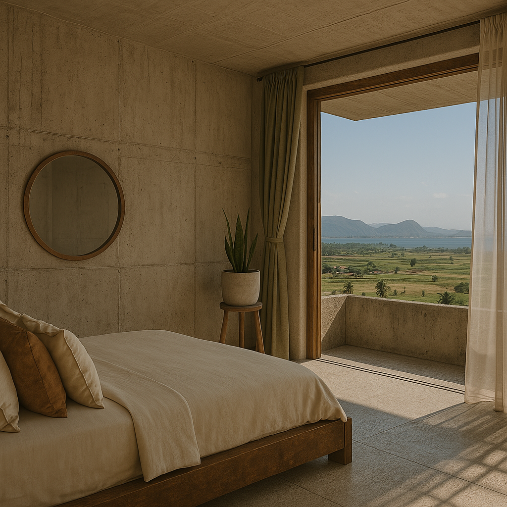 Interiors that frame the horizon