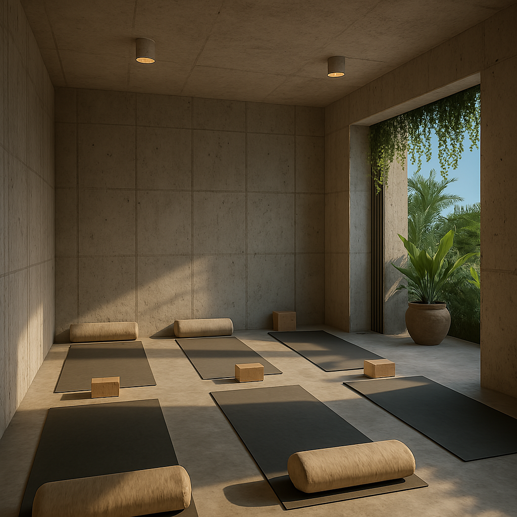 Spaces designed for reflection and movement